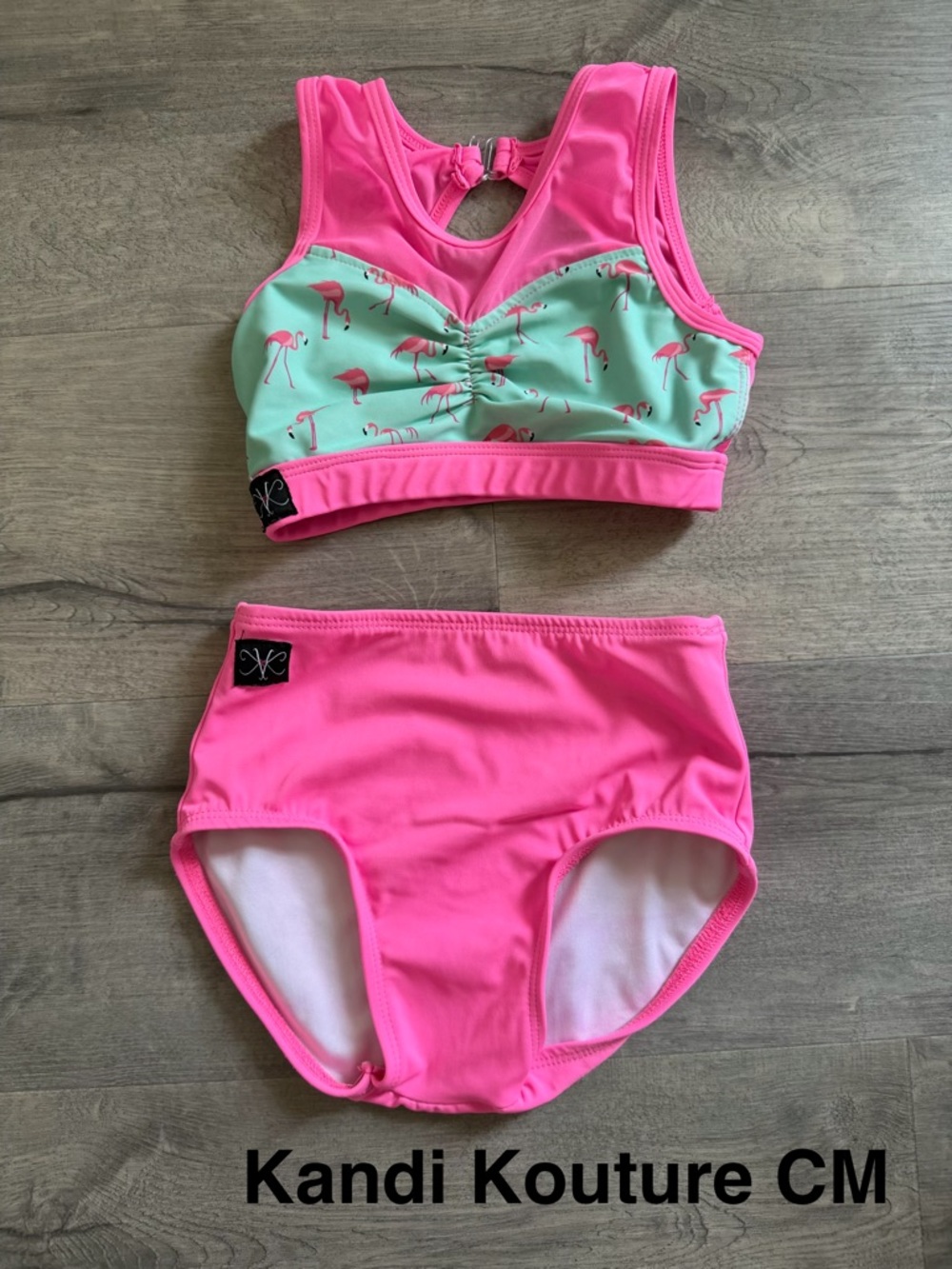 Kandi Kouture Girls' Pink Flamingo dancewear
